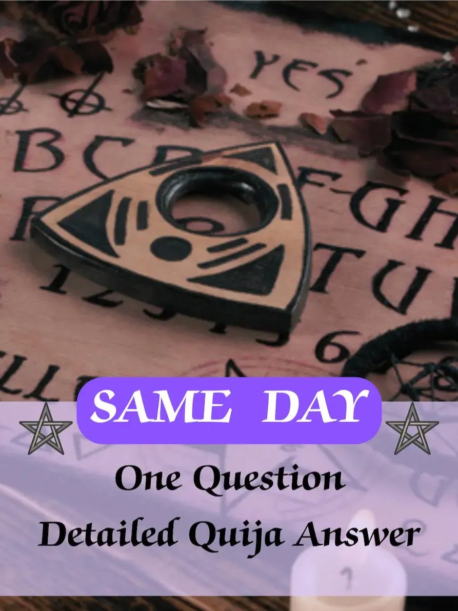 Ouija Board 1 Question Reading – Same Day Spiritual & Practical Guidance by PsychicOracleLady product image (1)