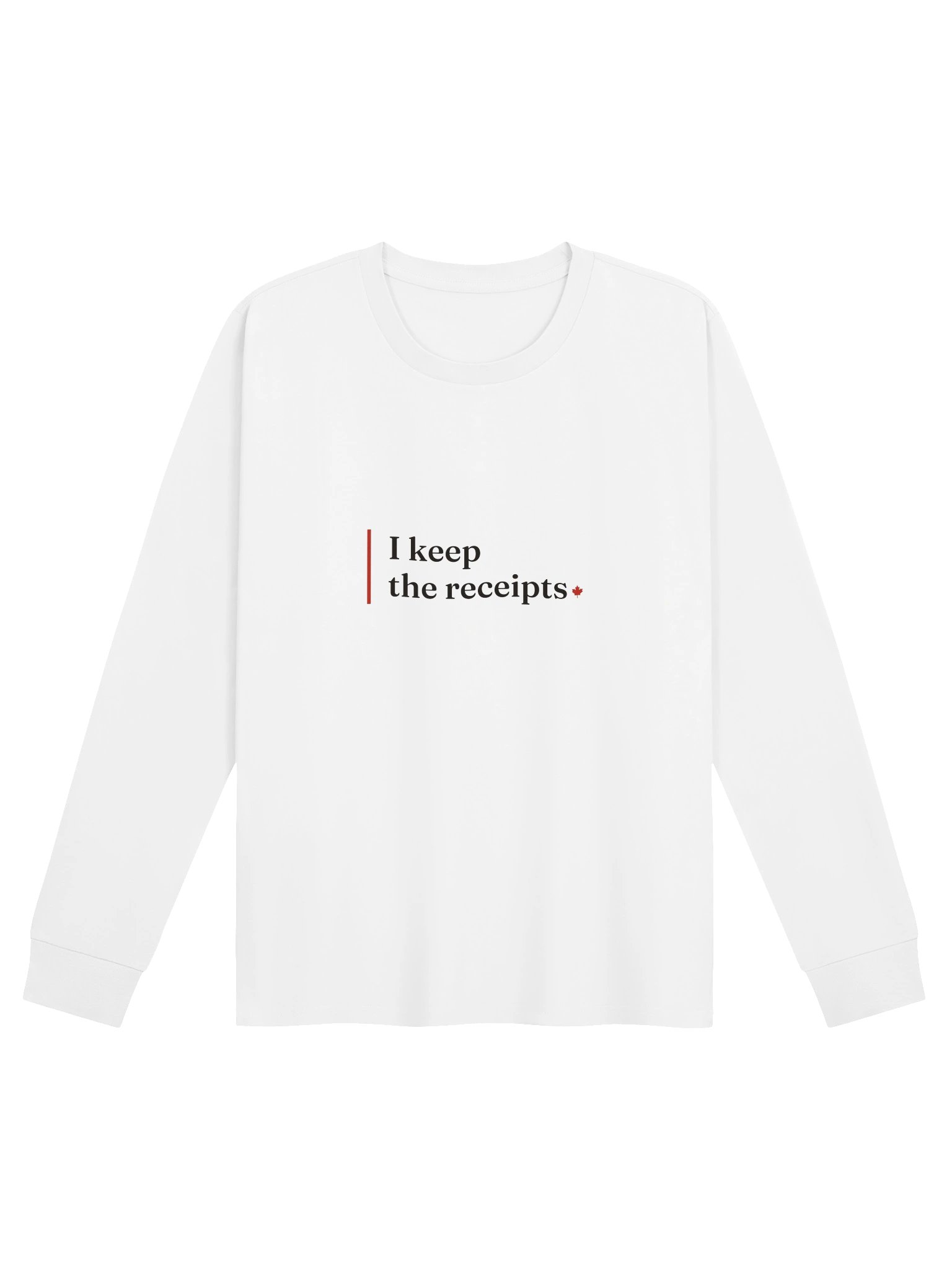 The Long Sleeve — White product image (1)