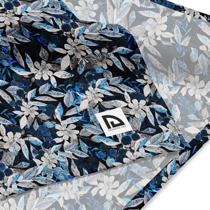 Blue White Garden Bandana product image (4)