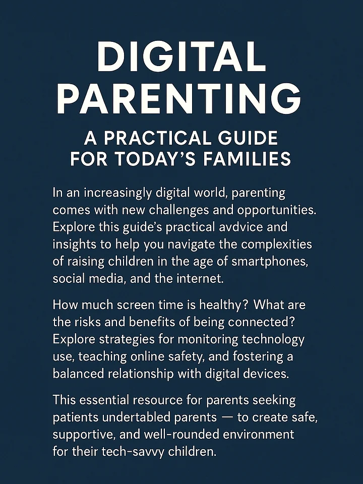 Digital Parenting: A Practical Guide for Today’s Families Ebook product image (2)