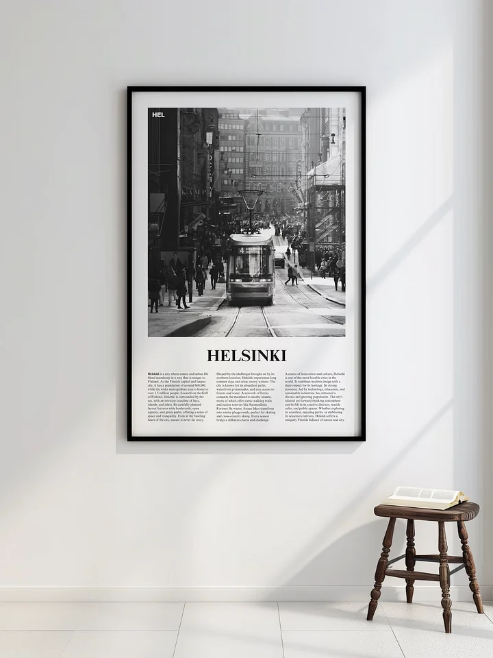 Helsinki 03 Newspaper Poster | Framed product image (6)