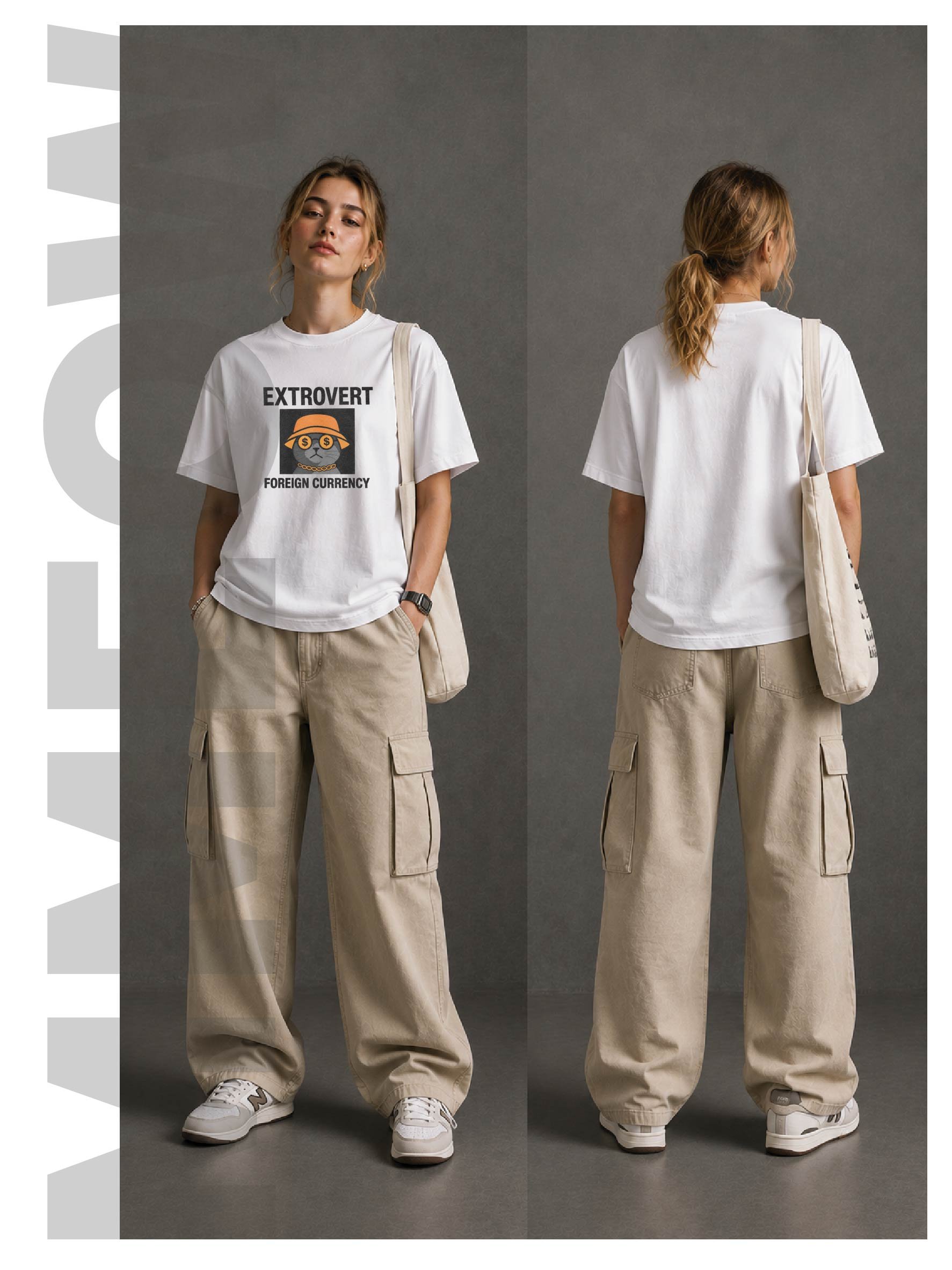 Extrovert BOXY T - SHIRT PRINTED product image (11)