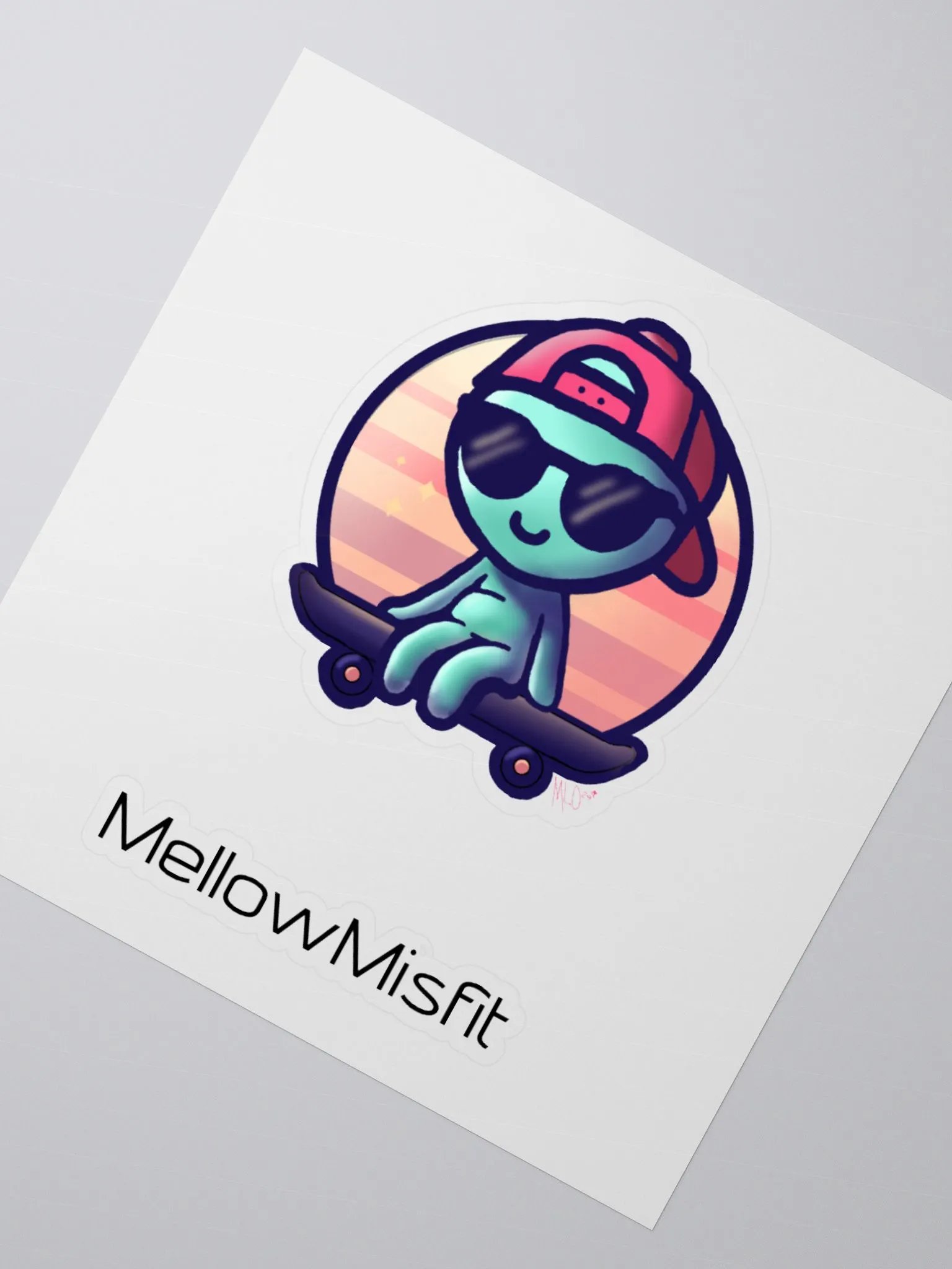 Skater Alien Sticker product image (3)