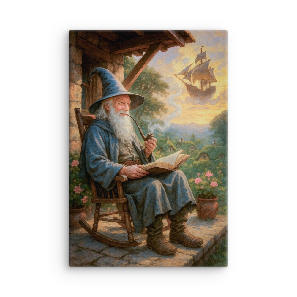 The Grey Wizard on Canvas product image (1)