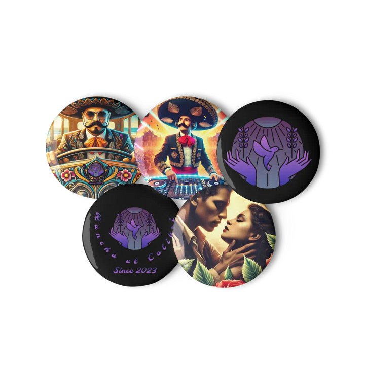 Rancho EL Colibri Pin Buttons Set product image (3)
