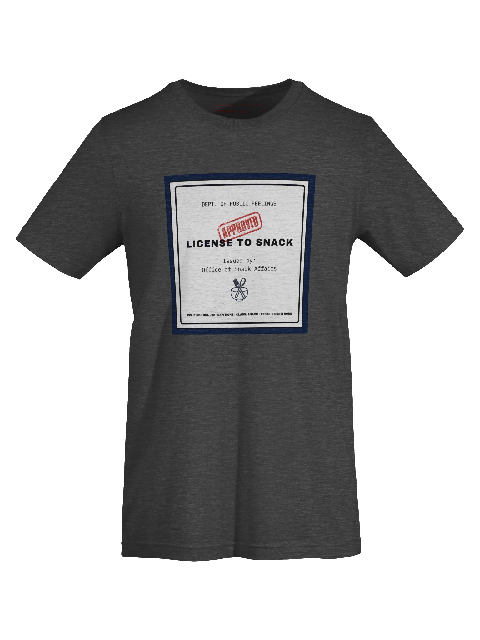 License to Snack Tee product image (24)