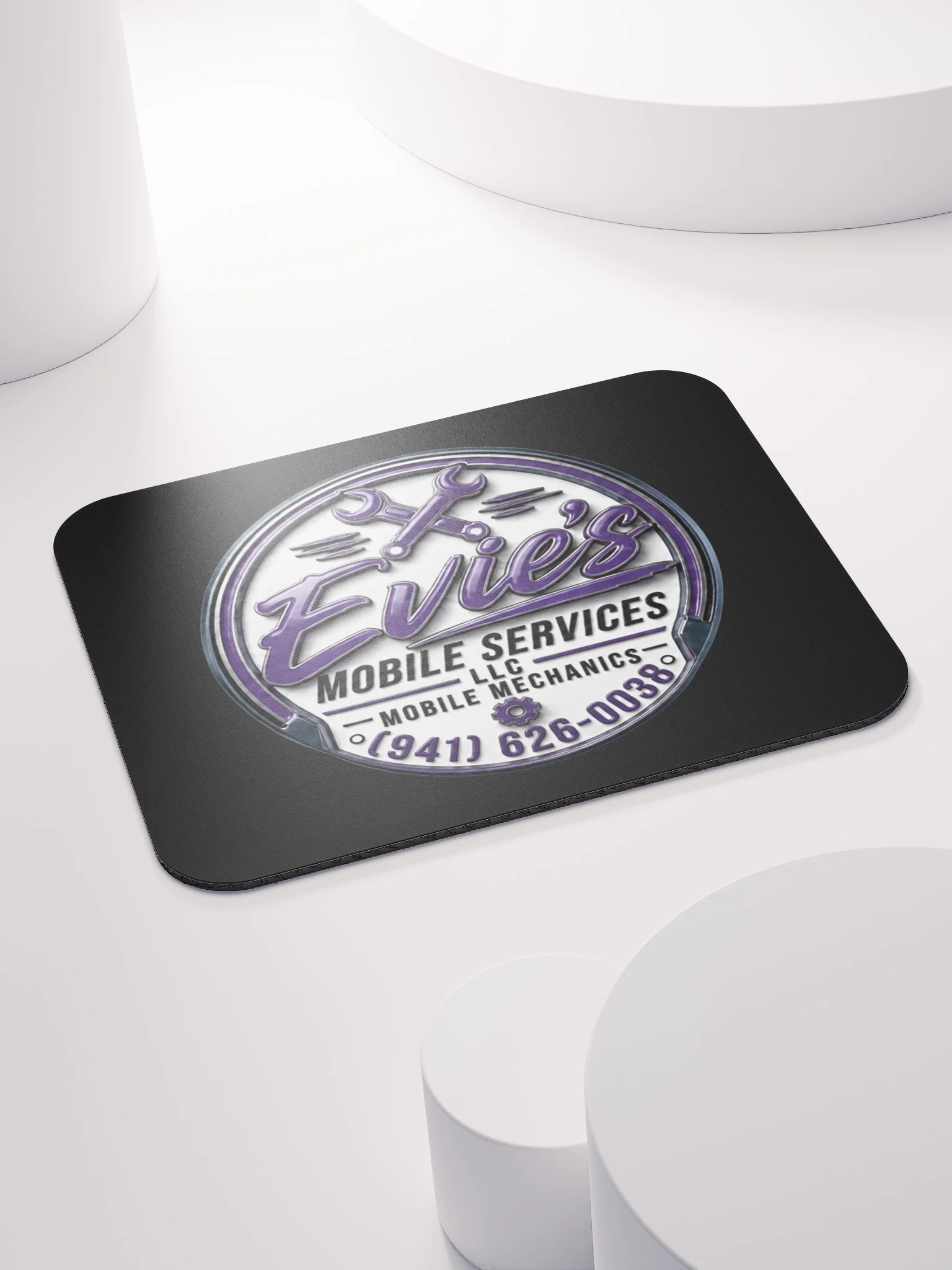 Evies Mobile Services Logo Mouse Pad product image (4)