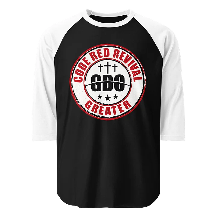 Greater Code Black Mid Sleeve T- Shirt product image (1)