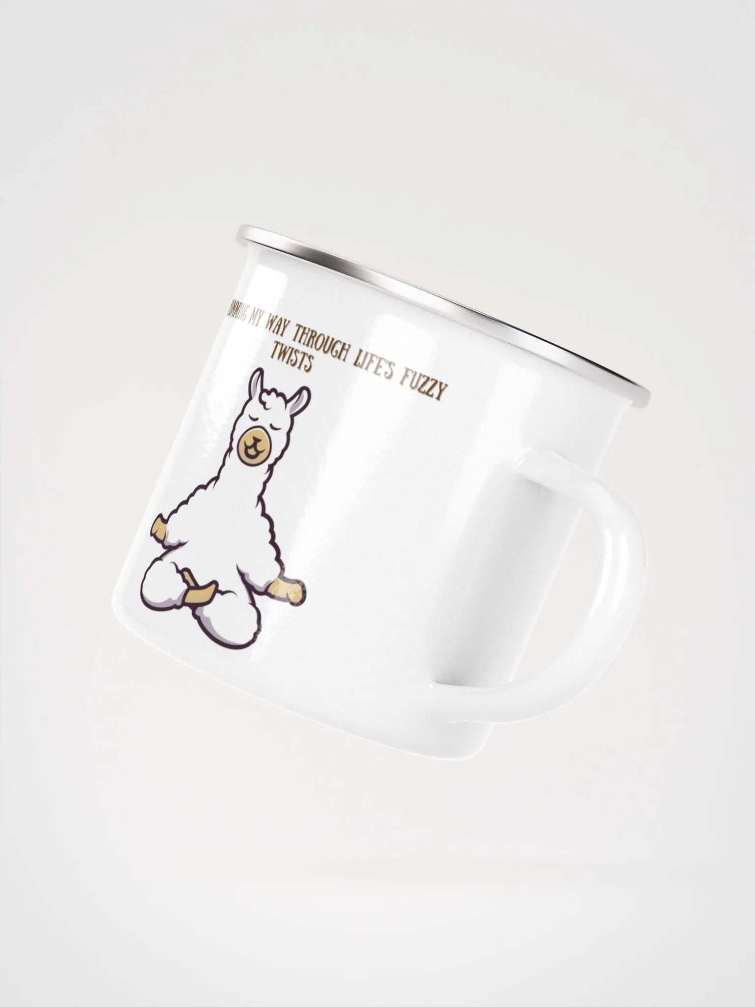 Zen Alpaca Enamel Mug product image (3)