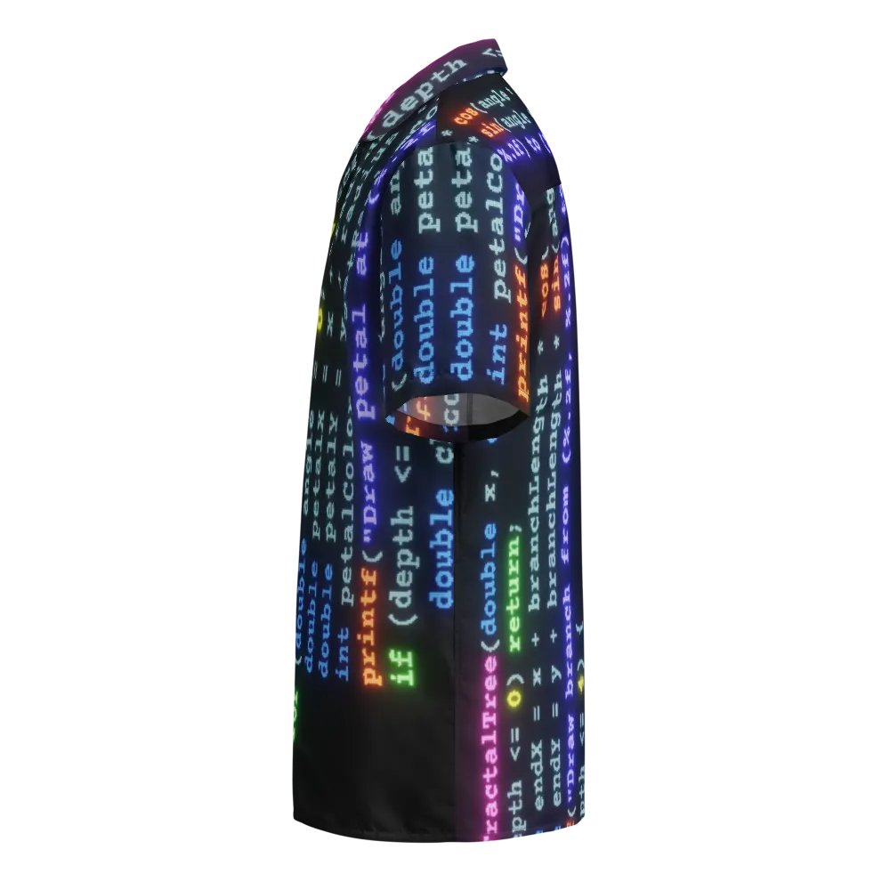 Computer Programming in C (unisex Hawaiian shirt) product image (10)