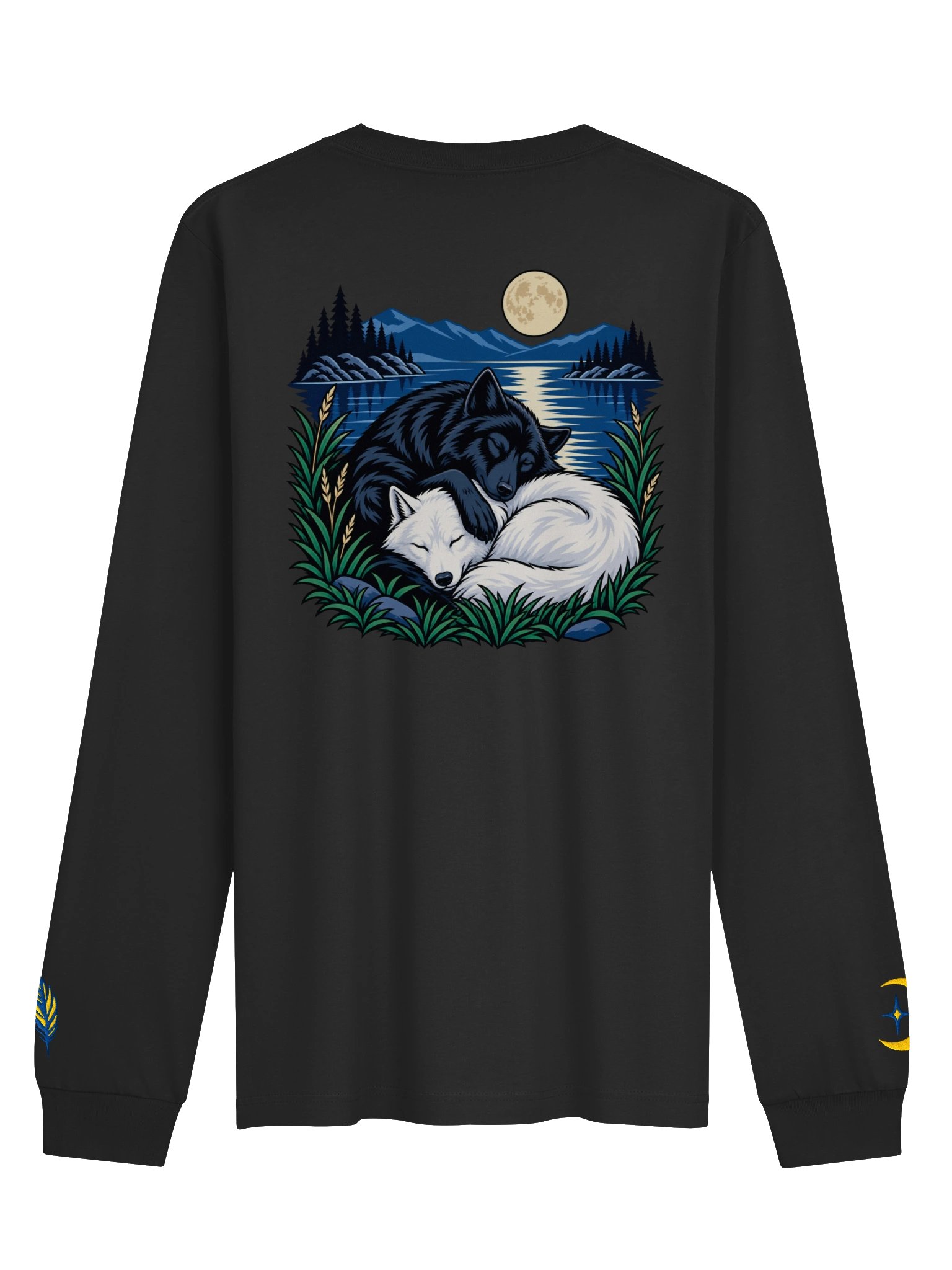 T-shirt manche longue 100% coton - Collection spéciale, Brodé manches + buste / avec dessin arrière, La dernière prière product image (2)