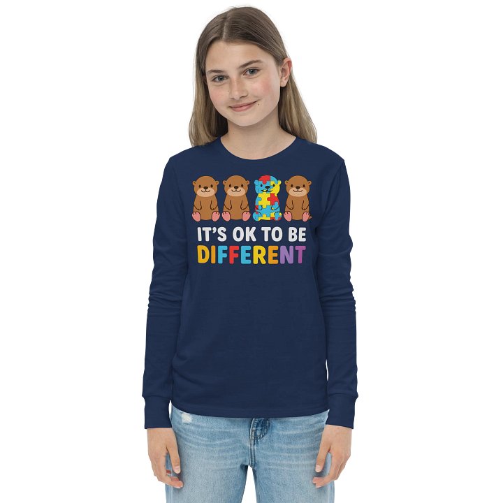 It's Ok To Be Different Youth Long Sleeve T-shirt product image (13)