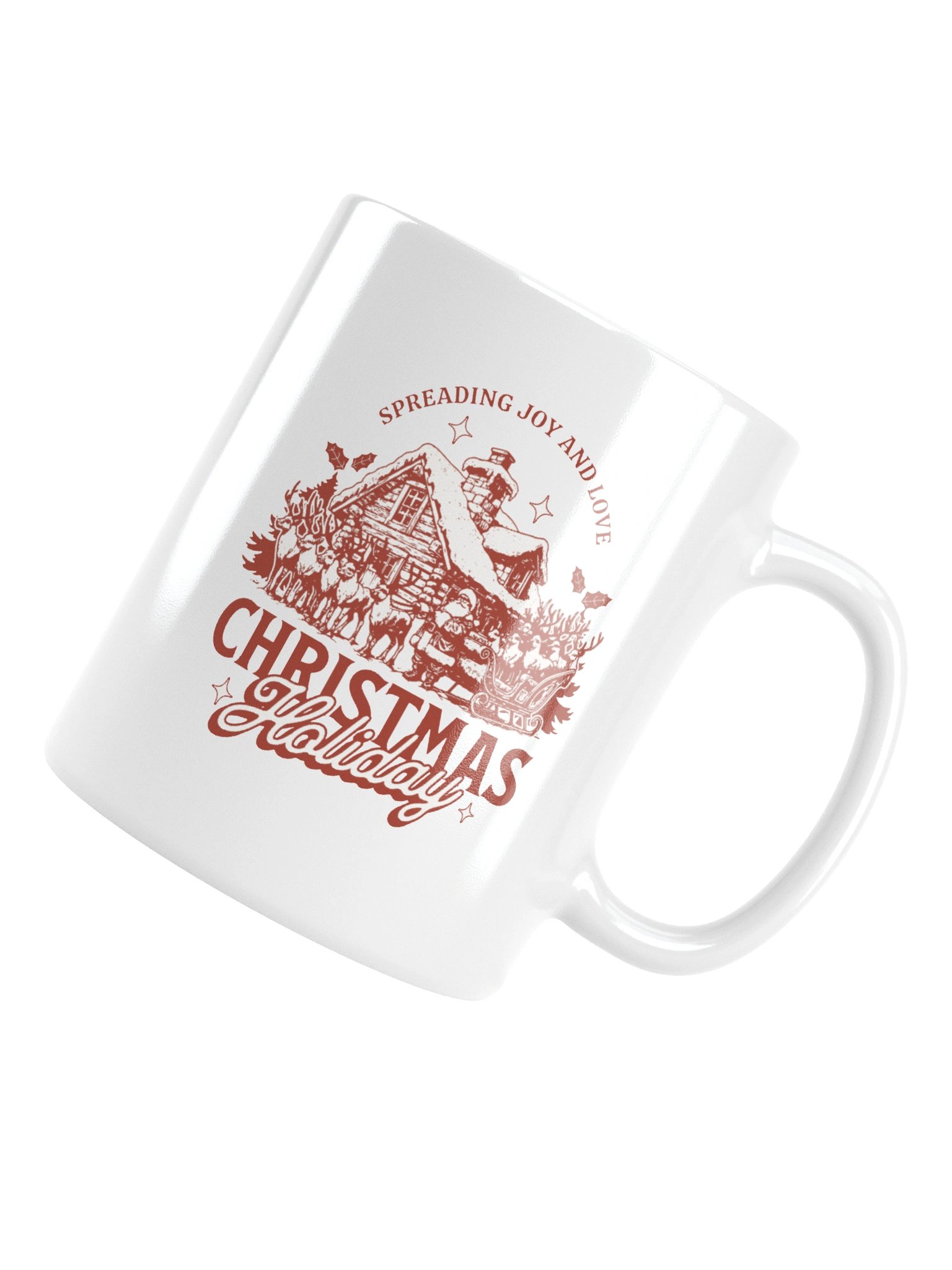 Cozy Up with a Winter Wonderland Reindeer Coffee Mug product image (5)