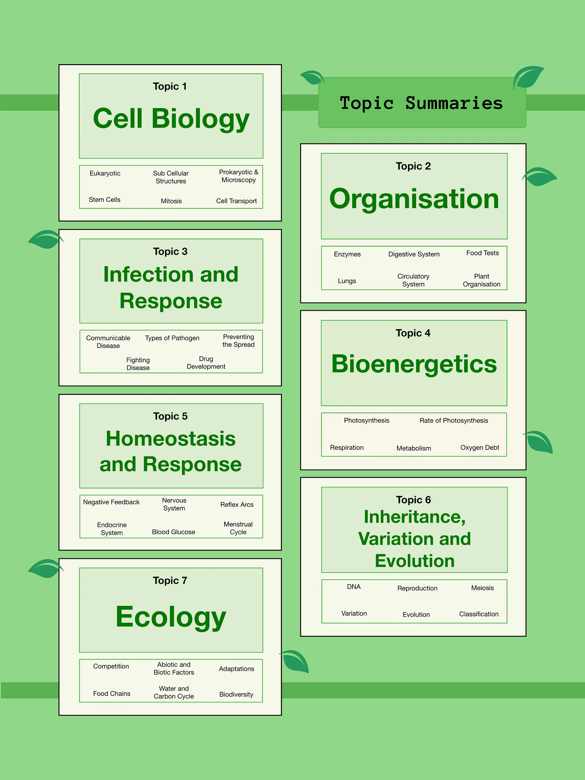 The WHOLE of AQA GCSE Biology Revision Notes (50+ Pages) | Revision Made Easy product image (4)