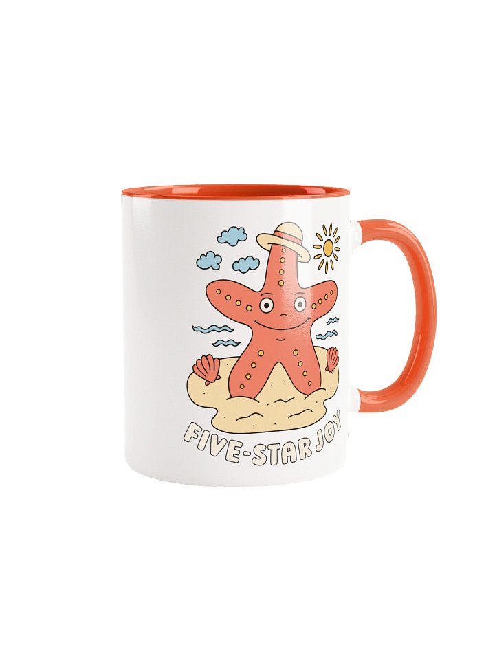 Five-Star Joy Cute Silly Funny Starfish Mug product image (2)