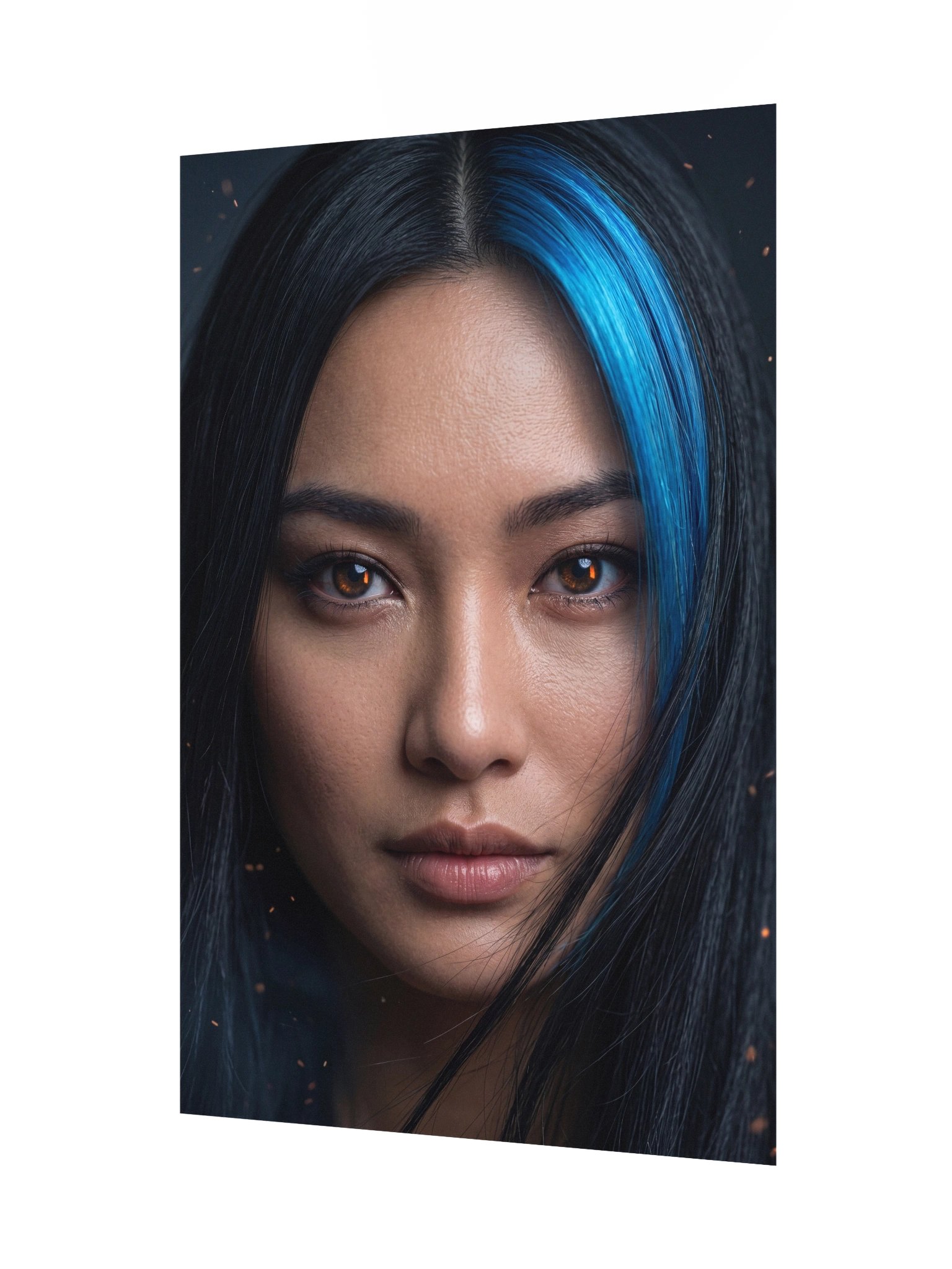 Blue Streak Portrait Poster product image (8)
