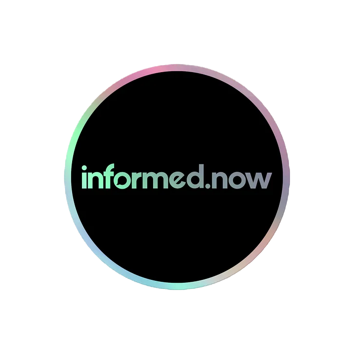 informed.now Black Sticker (Limited Edition) product image (2)