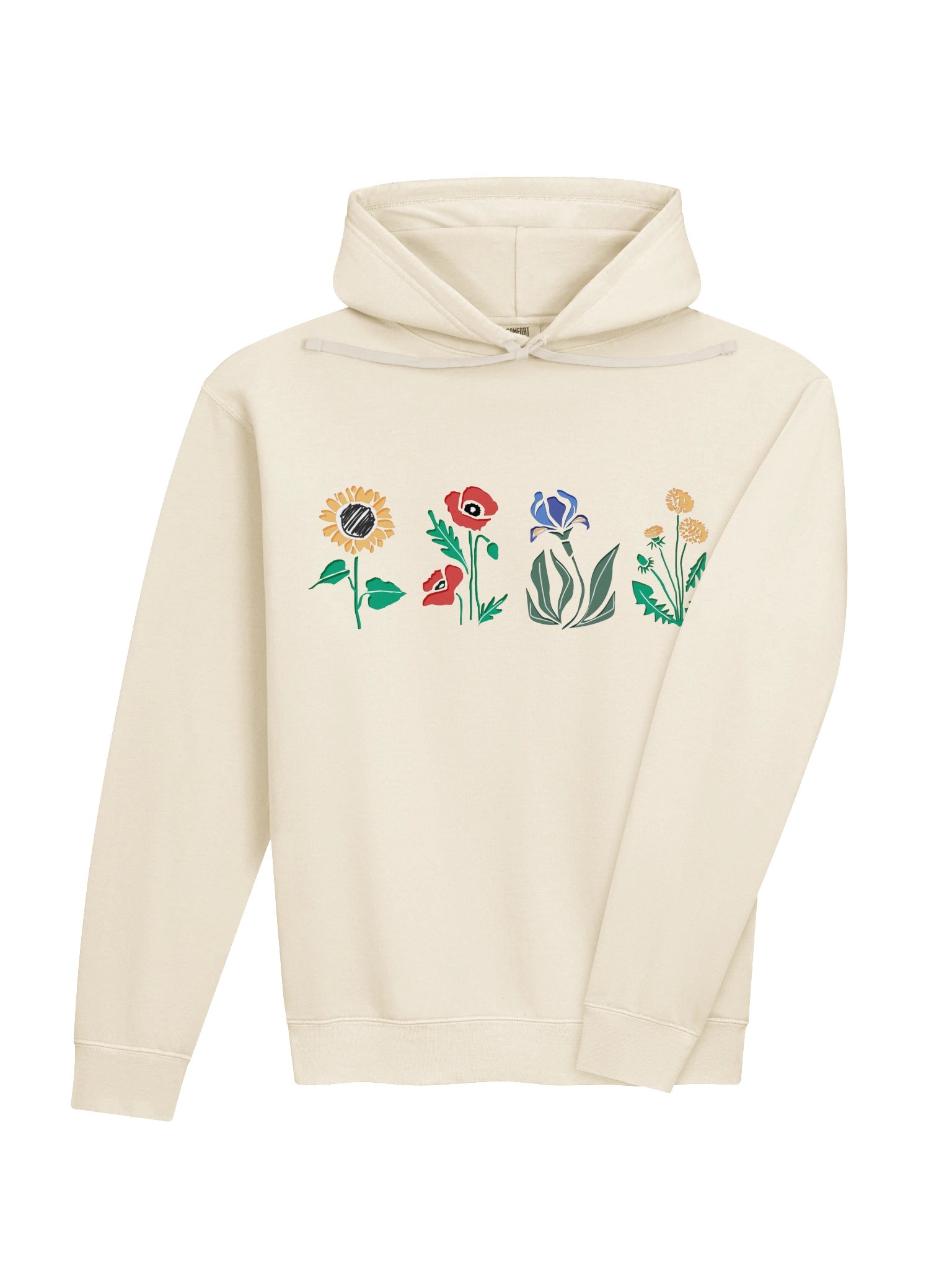 FLOWERS HOODED SWEATSHIRT product image (4)