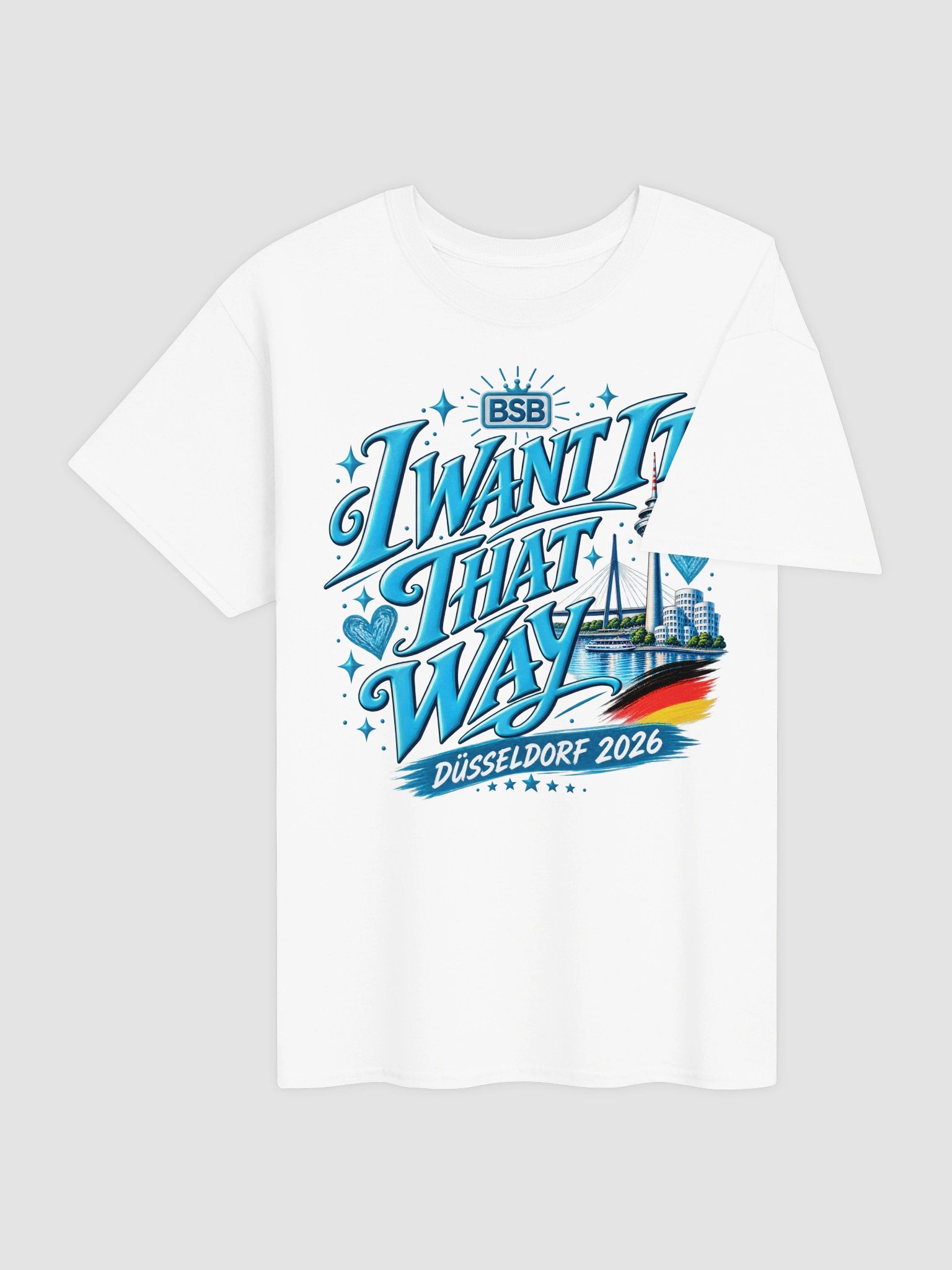 I Want It That Way Düsseldorf 2026 Shirt - BSB City Skyline Fan Tee product image (4)
