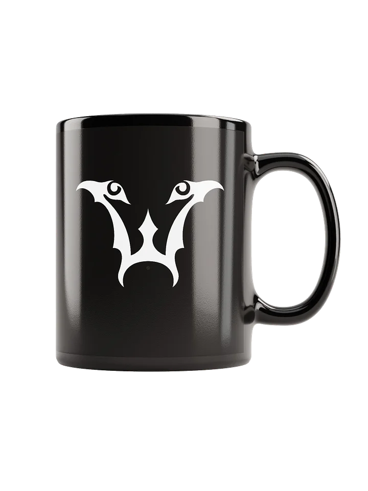 Werwulf™ White Logo - Black Gloss Mug product image (1)