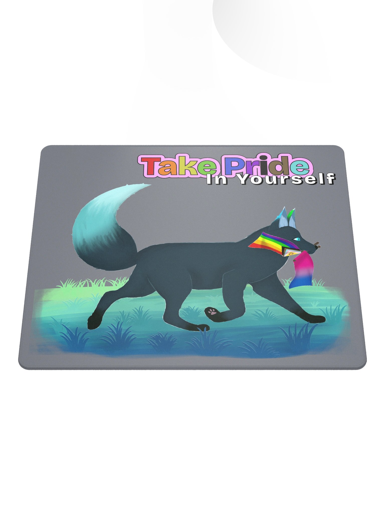 Both Flags - Take Pride In Yourself Gaming Mouse Pad product image (1)