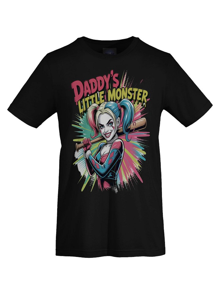 Daddy's Little Monster: Harley Quinn's Bat-Swinging Brat Graphic Tee product image (1)
