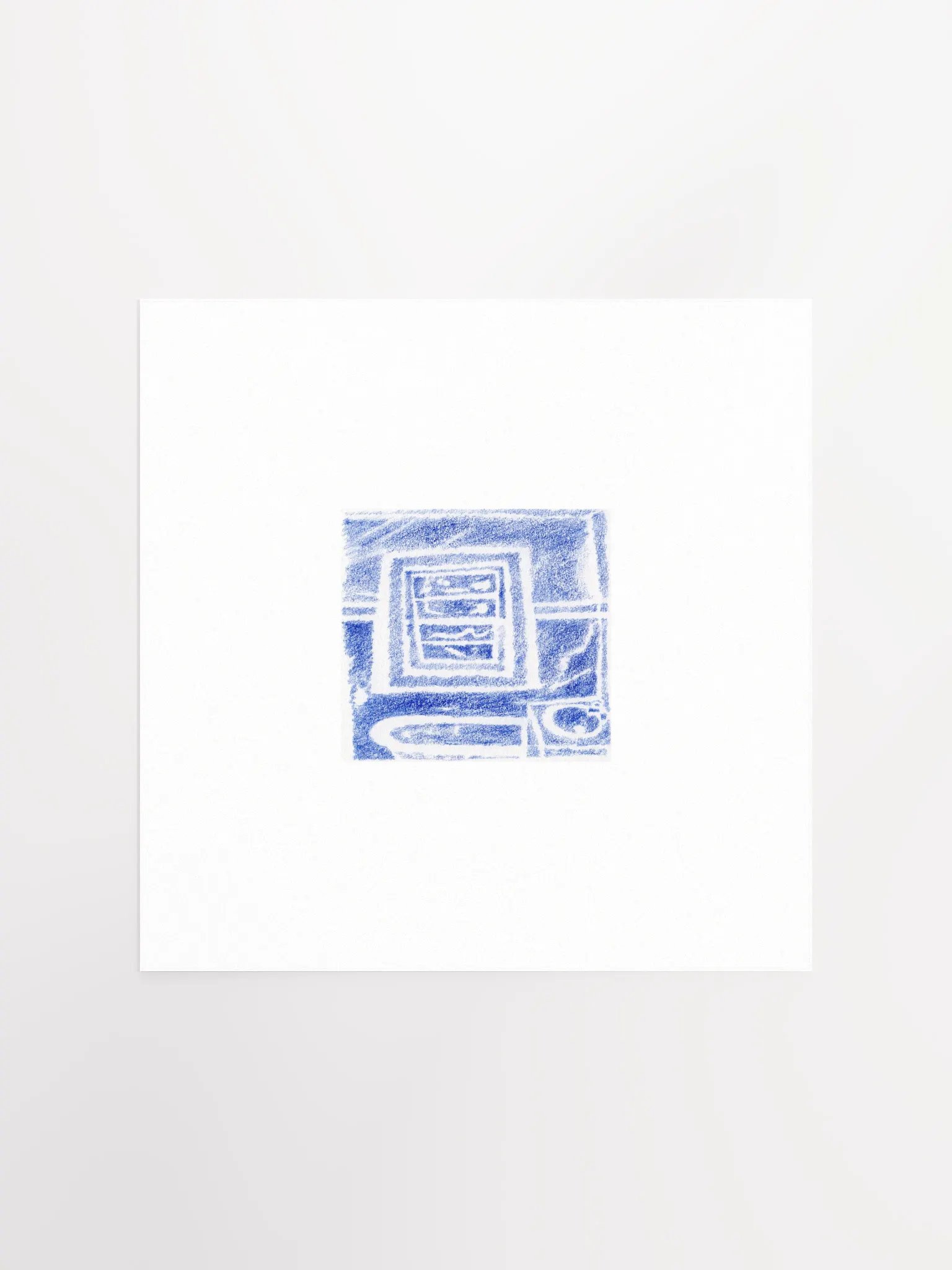 Blue Bathroom Print product image (2)