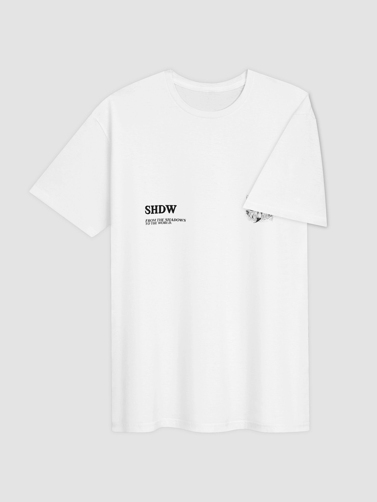 shdw white tee - SHDW LABS product image (4)
