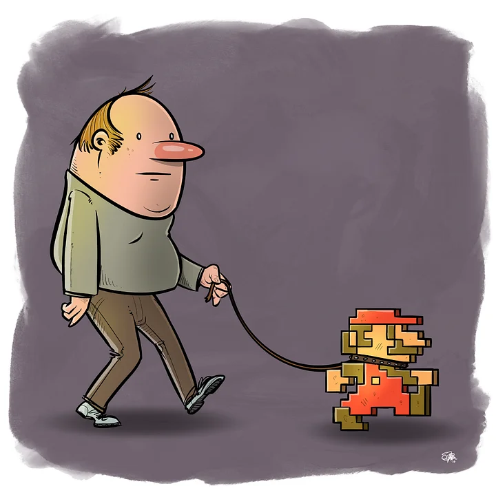 'Walking The Jump Man' print! product image (2)