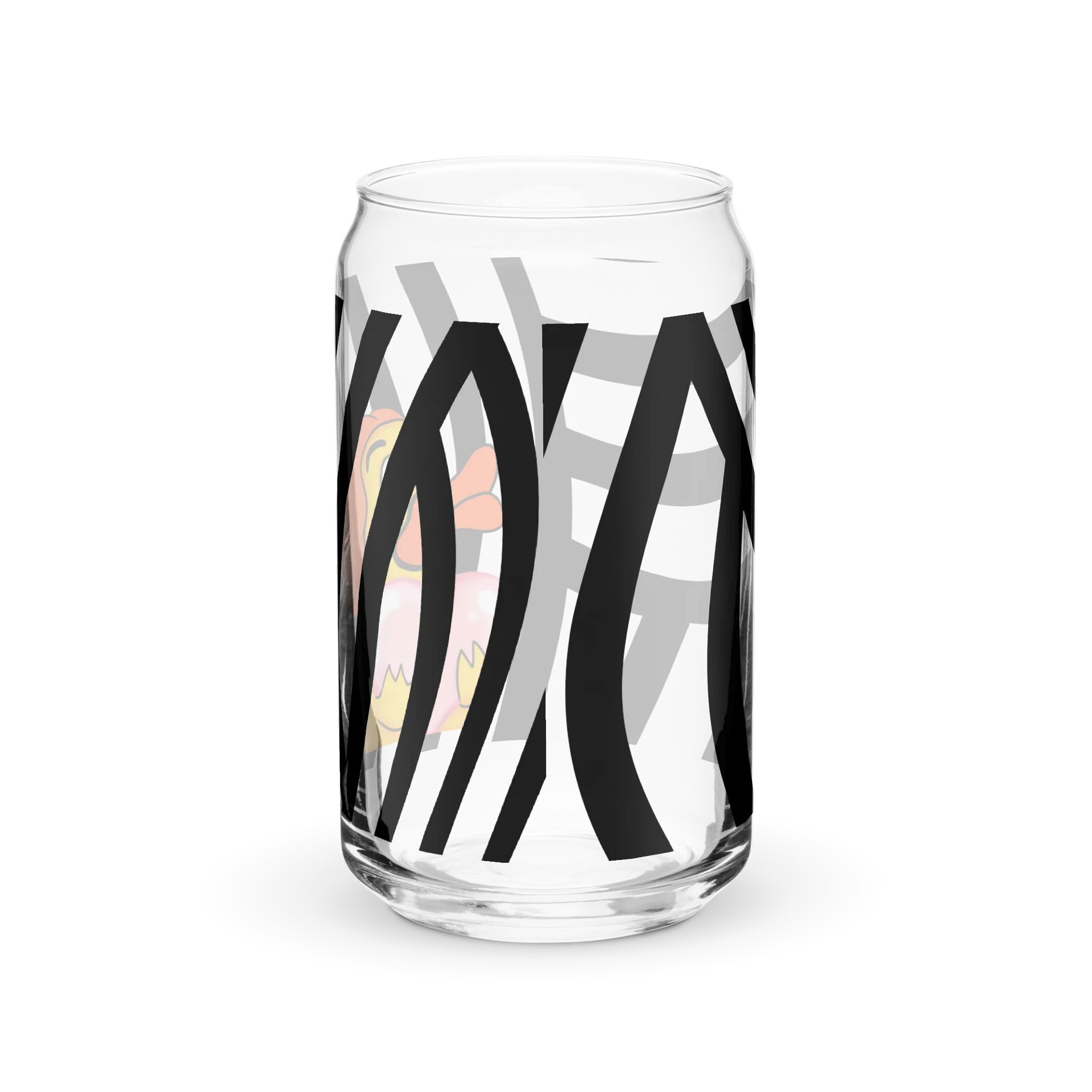 "Squiggly" Can-Shaped Glass product image (6)