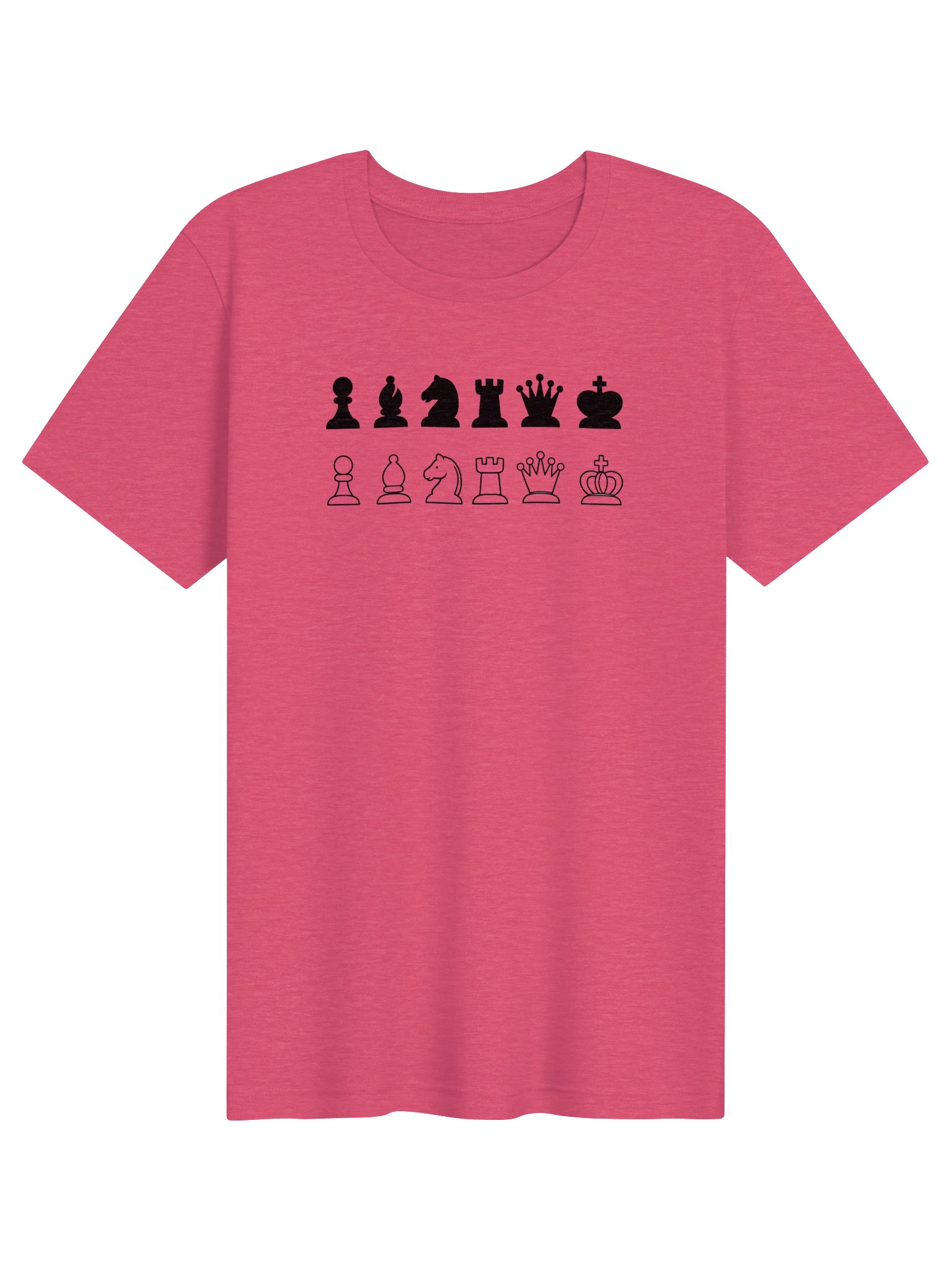 Chess Piece Icons Line Art Tee product image (2)