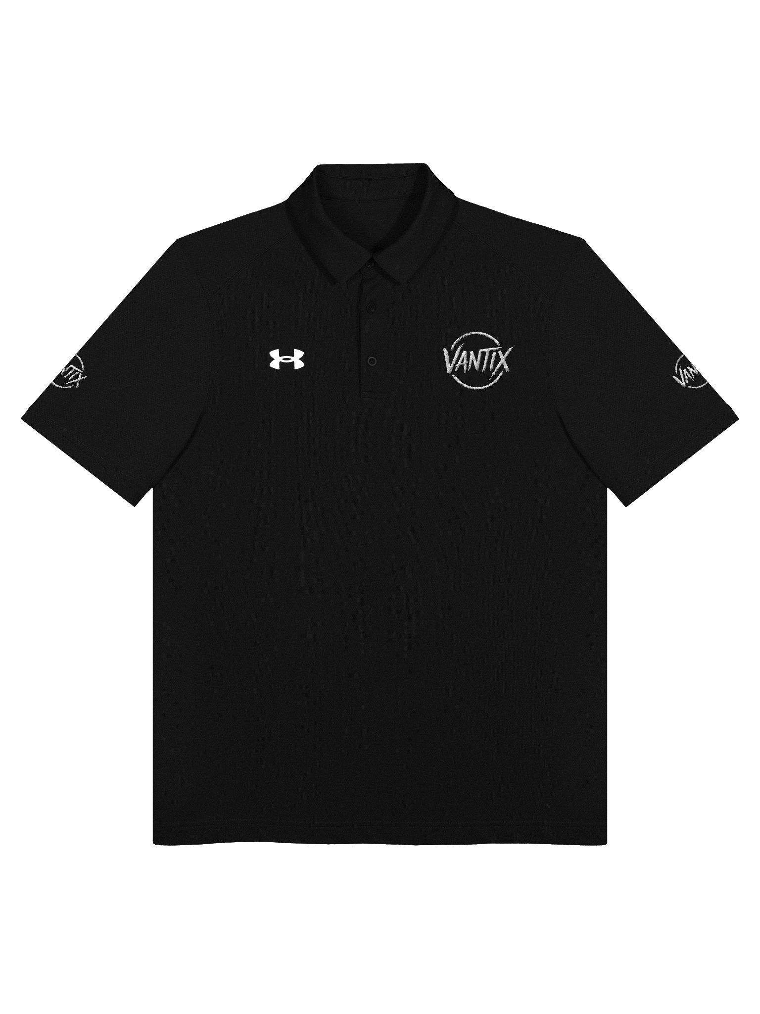 VANTIX Distressed Logo Men's Polo Shirt product image (1)