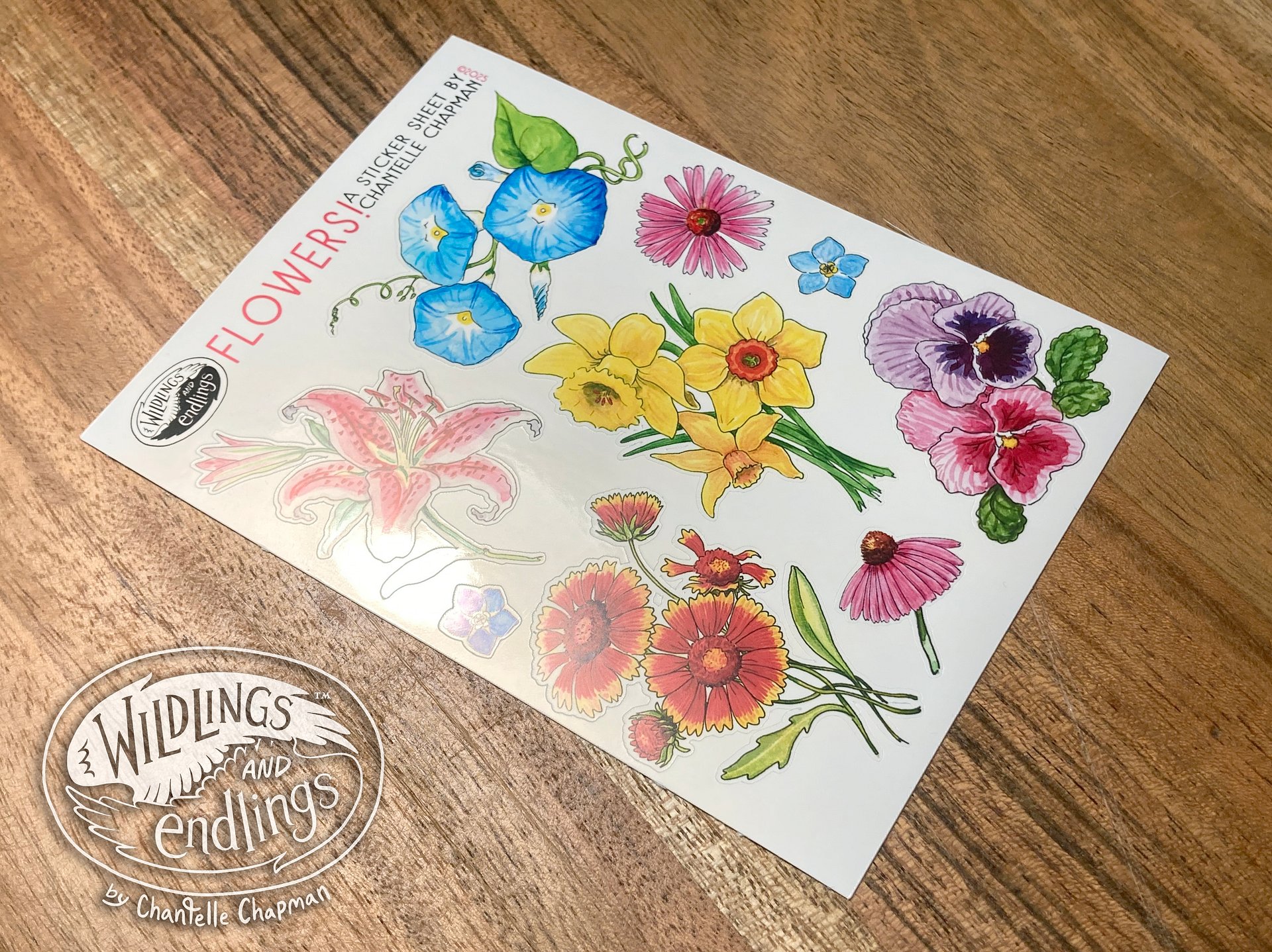 Flowers! Sticker Sheet product image (1)