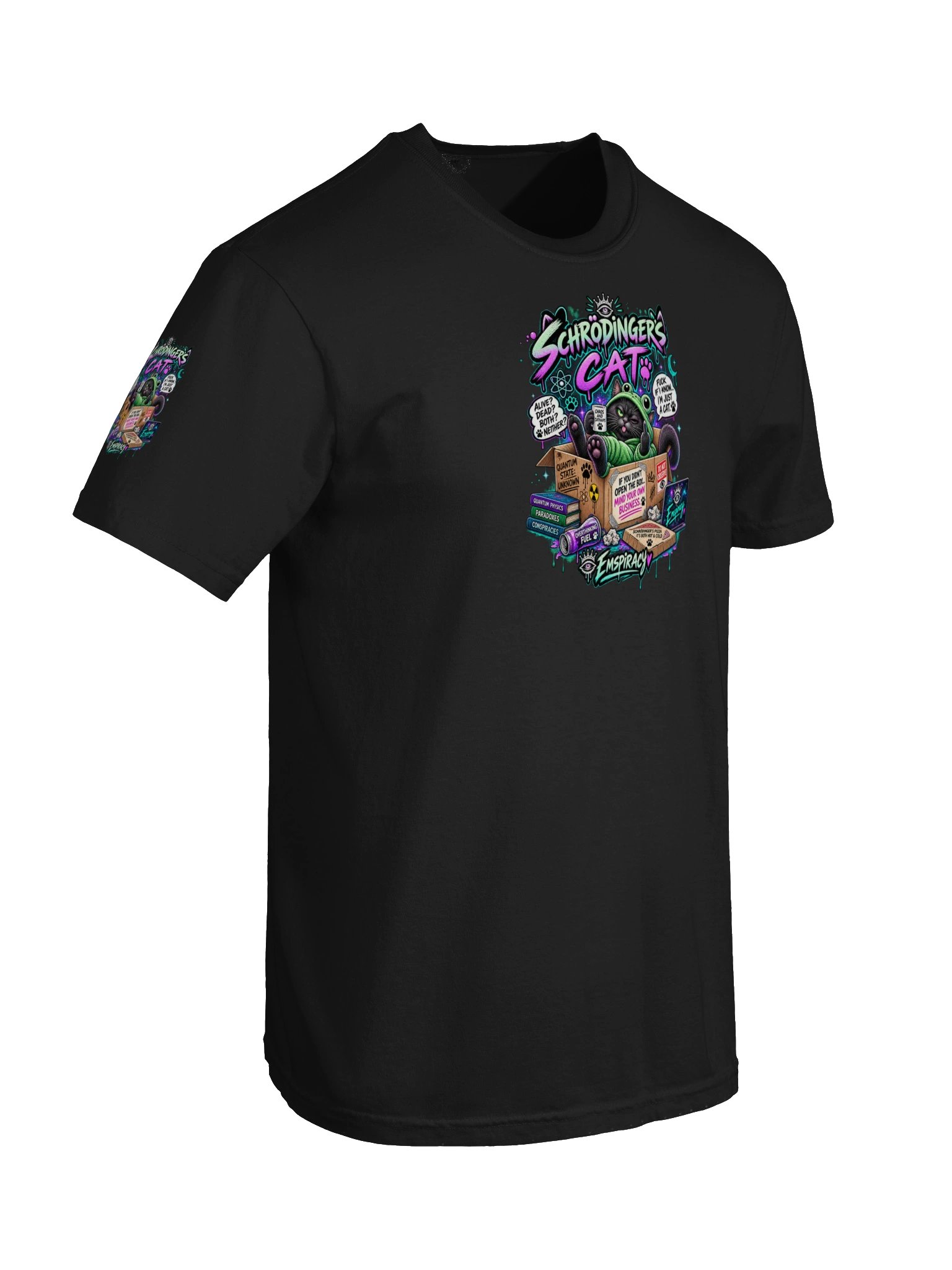 😂💚 SCHRÖDINGER’S CAT FUCK KNOWS… I’M JUST A CAT. 🐈‍⬛🐸 product image (14)