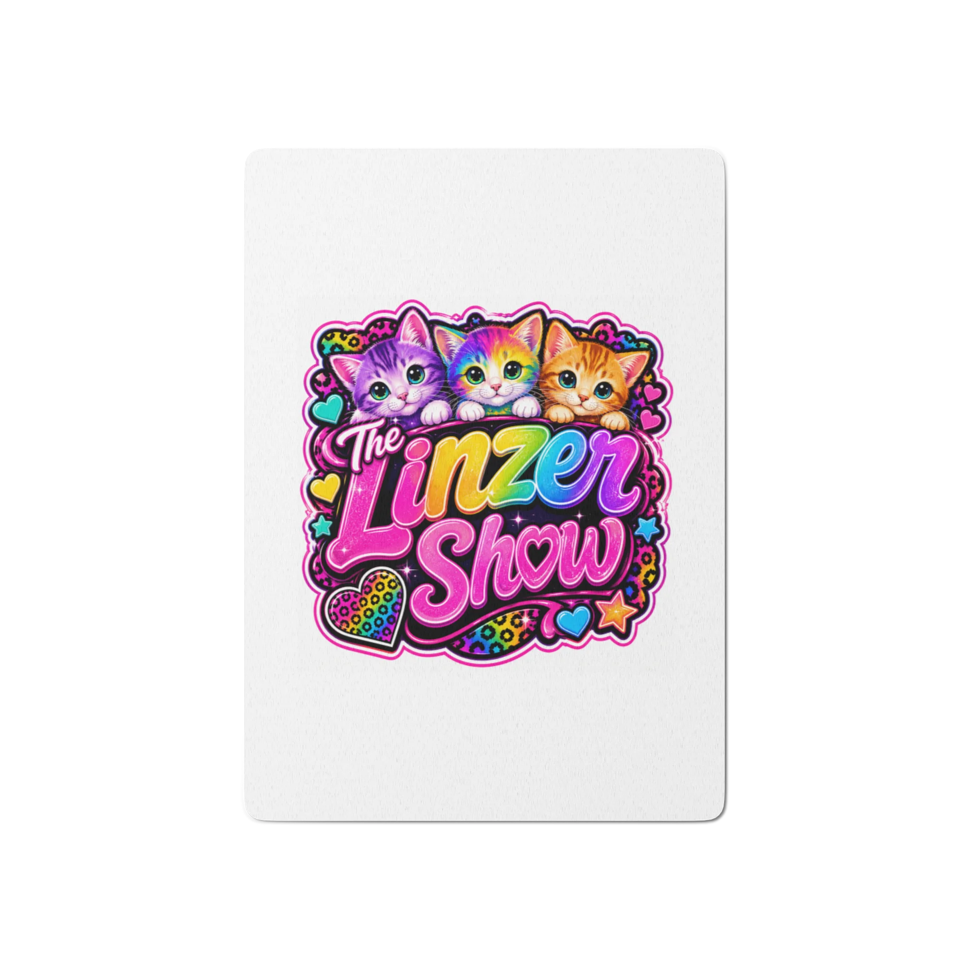 The Linzer Show Glitter Kitty Poker Cards product image (1)