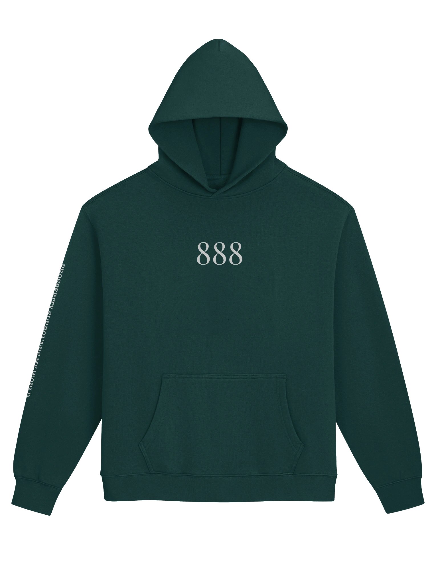 Unisex Oversized Hoodie - 888 - Prosperity surrounds my world product image (6)