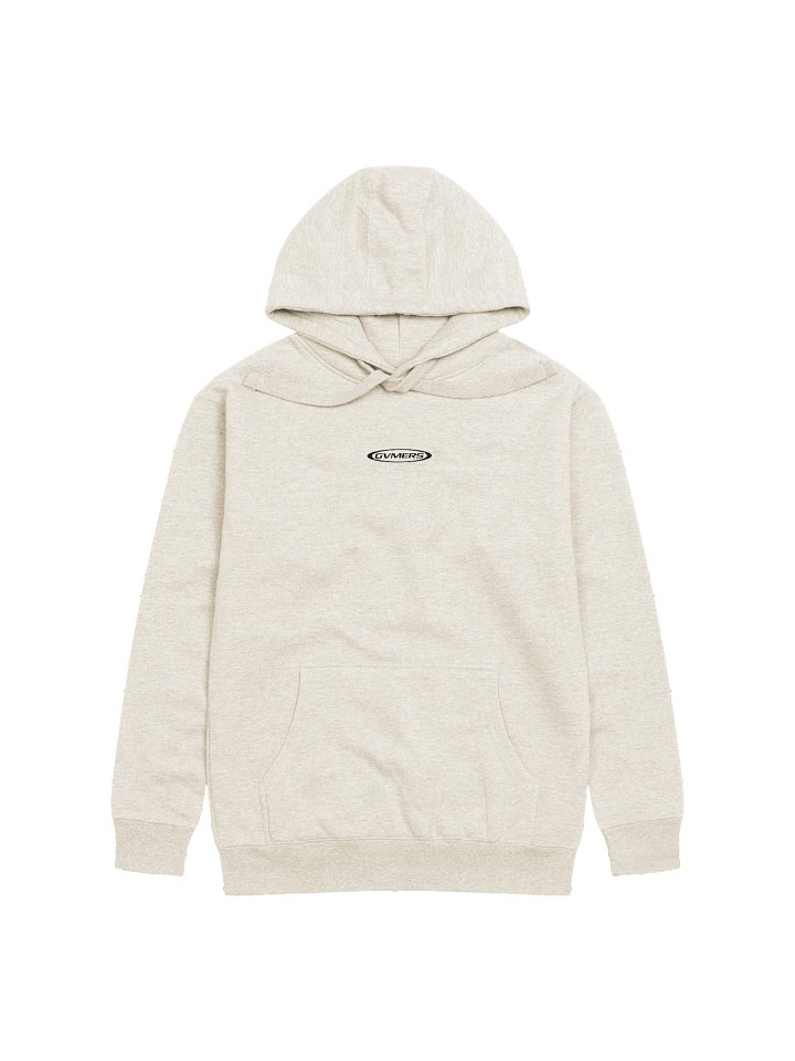 GVMERS Printed Badge Hoodie White product image (1)