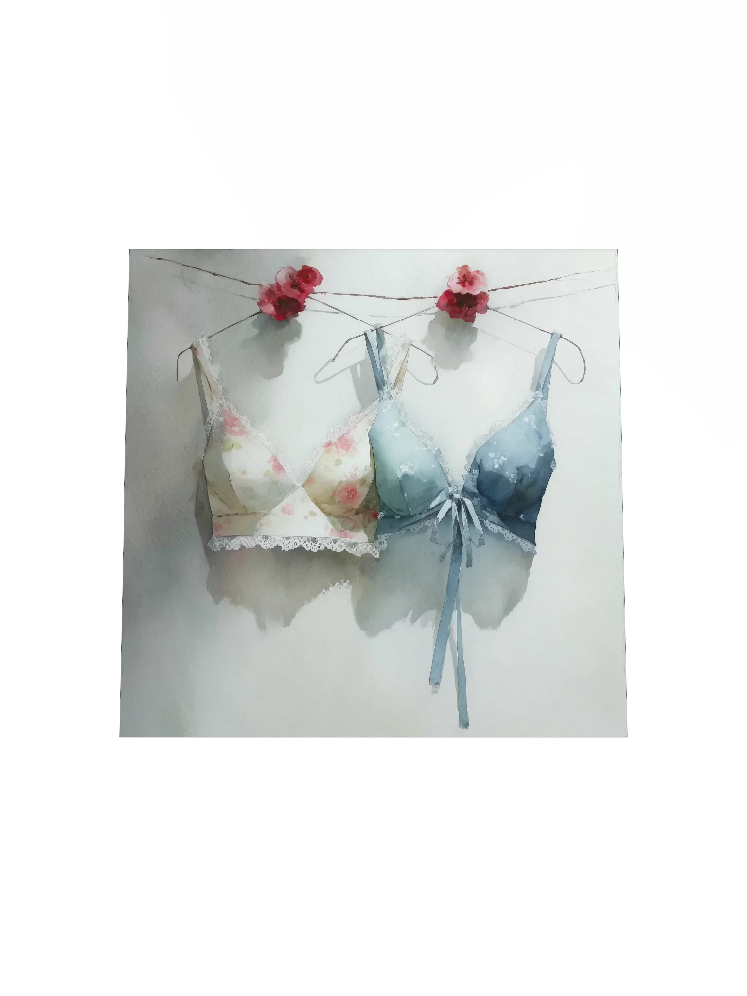 Powder Blue: Lace Bralettes product image (16)