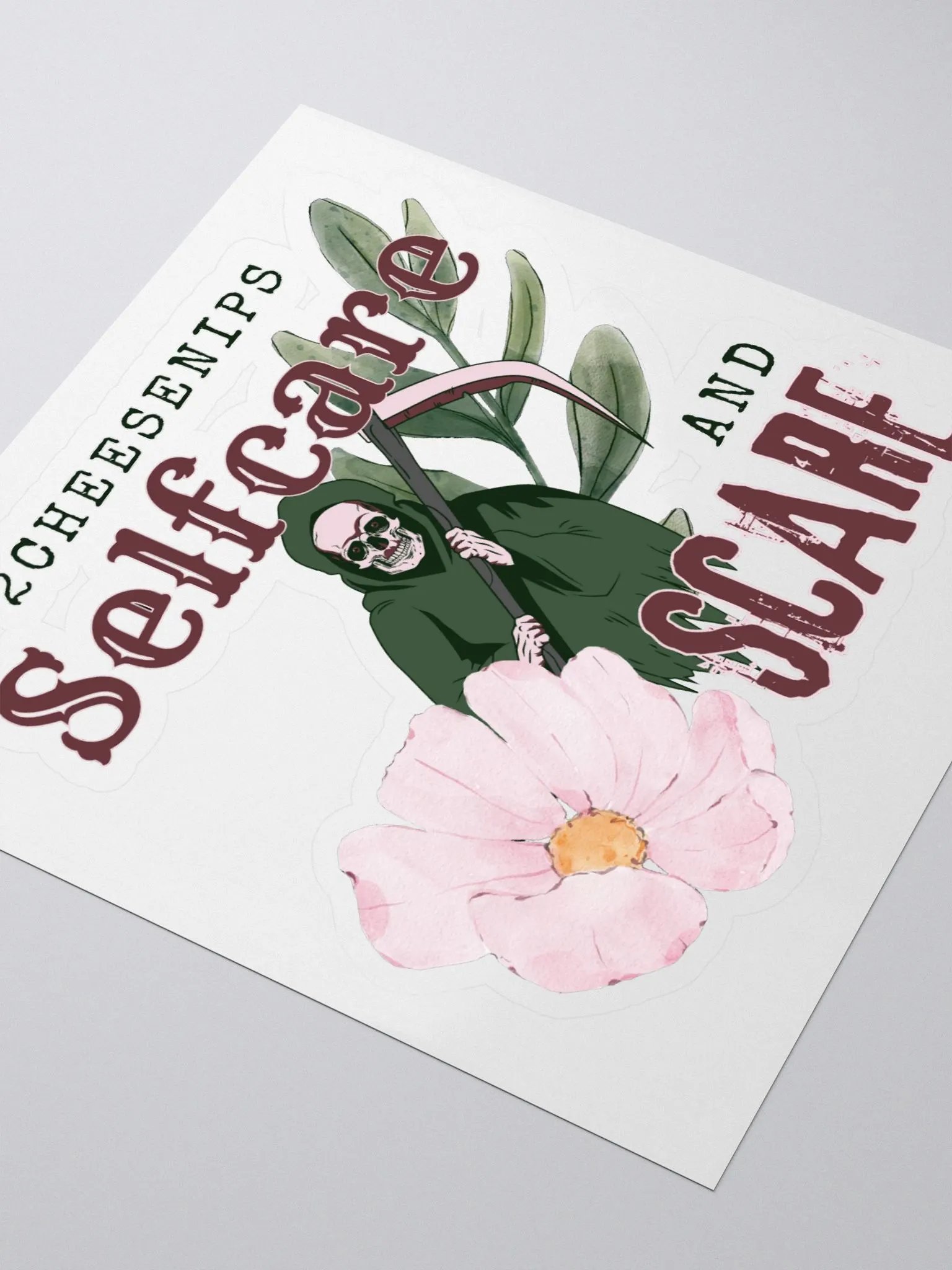 Selfcare & SCARE Sticker product image (3)