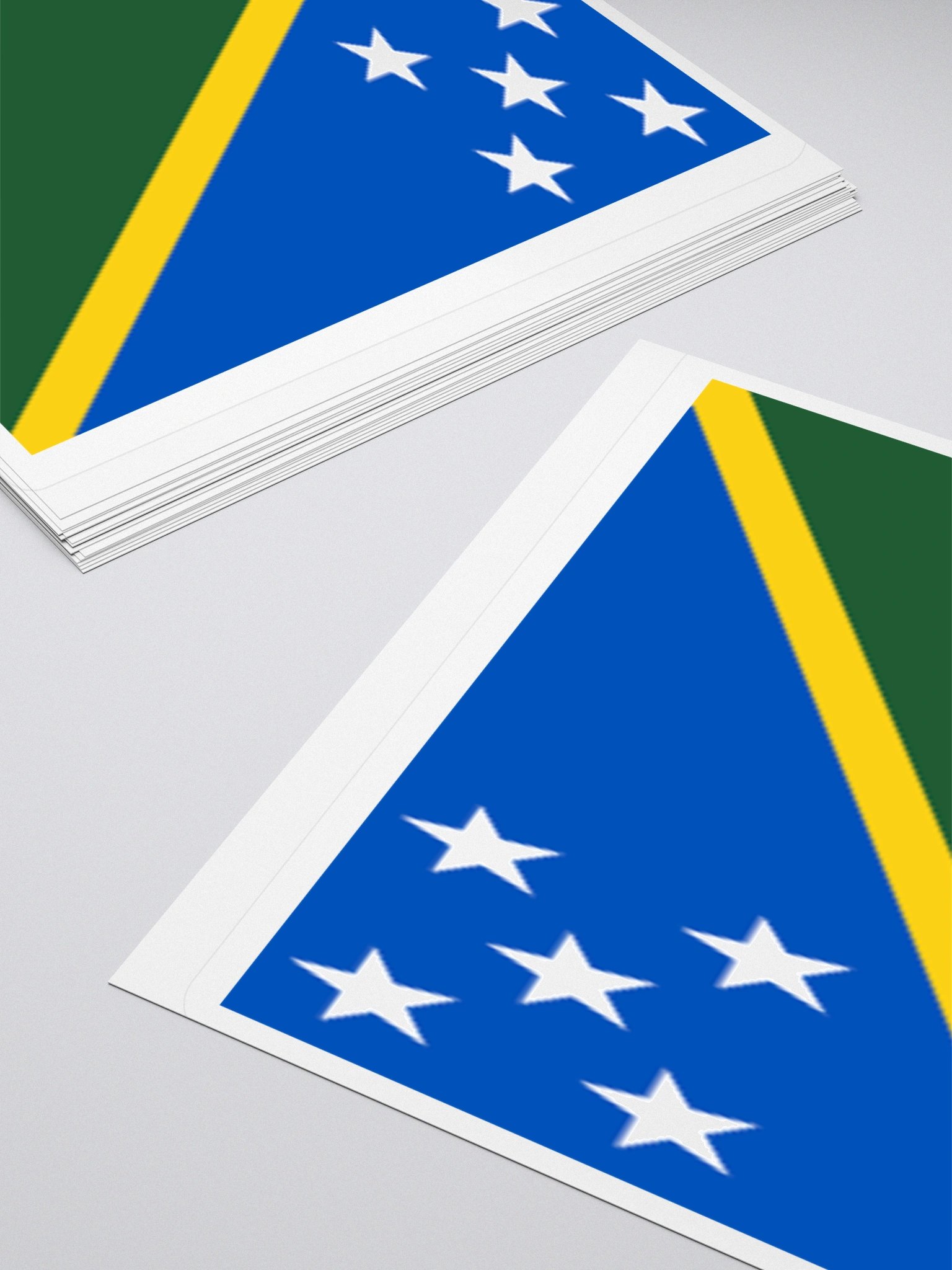Exclusive Solomon Islands Flag Kiss-Cut Stickers - High-Quality Vinyl, Multiple Sizes product image (11)