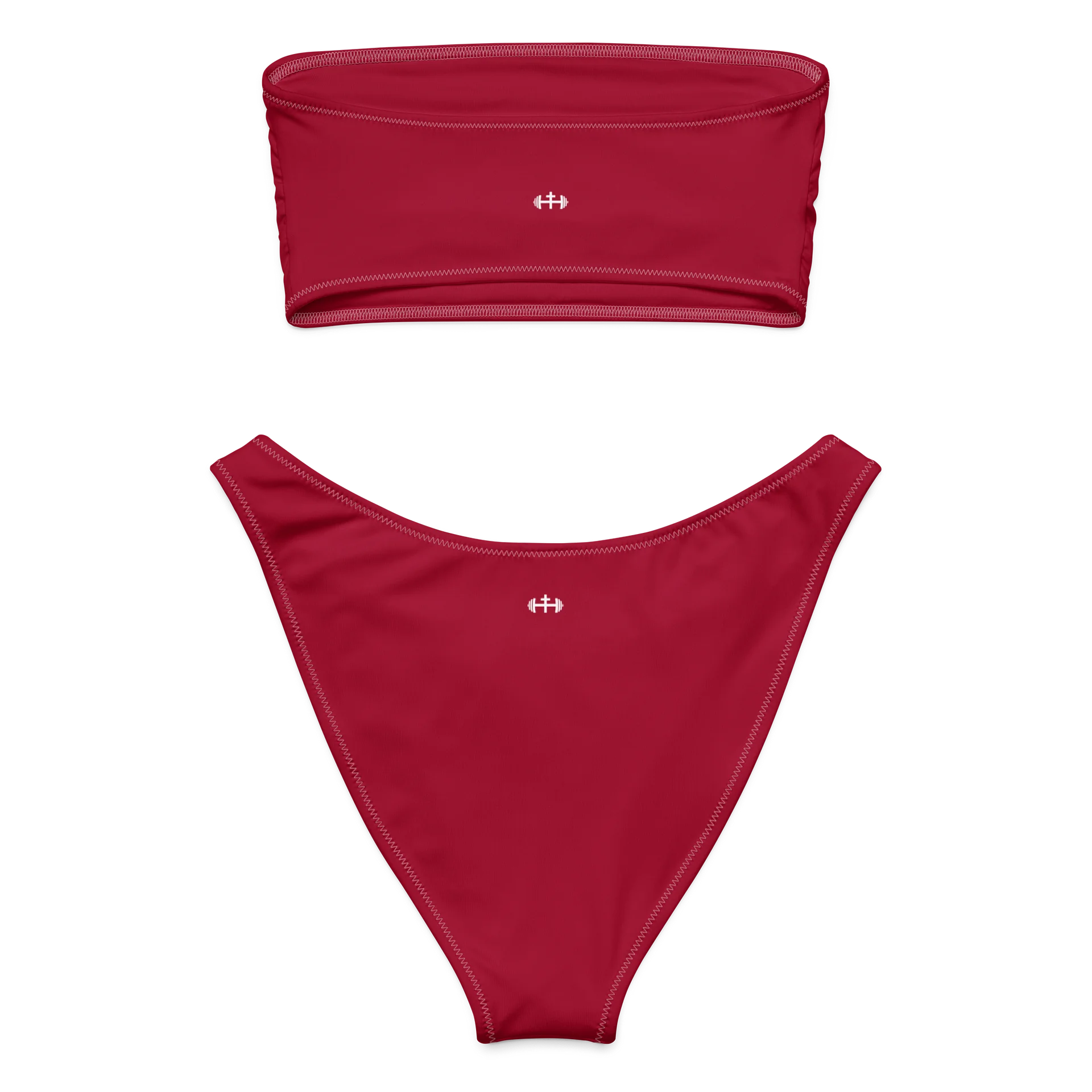 His House Womens Bandeau Bikini Set - Red product image (4)