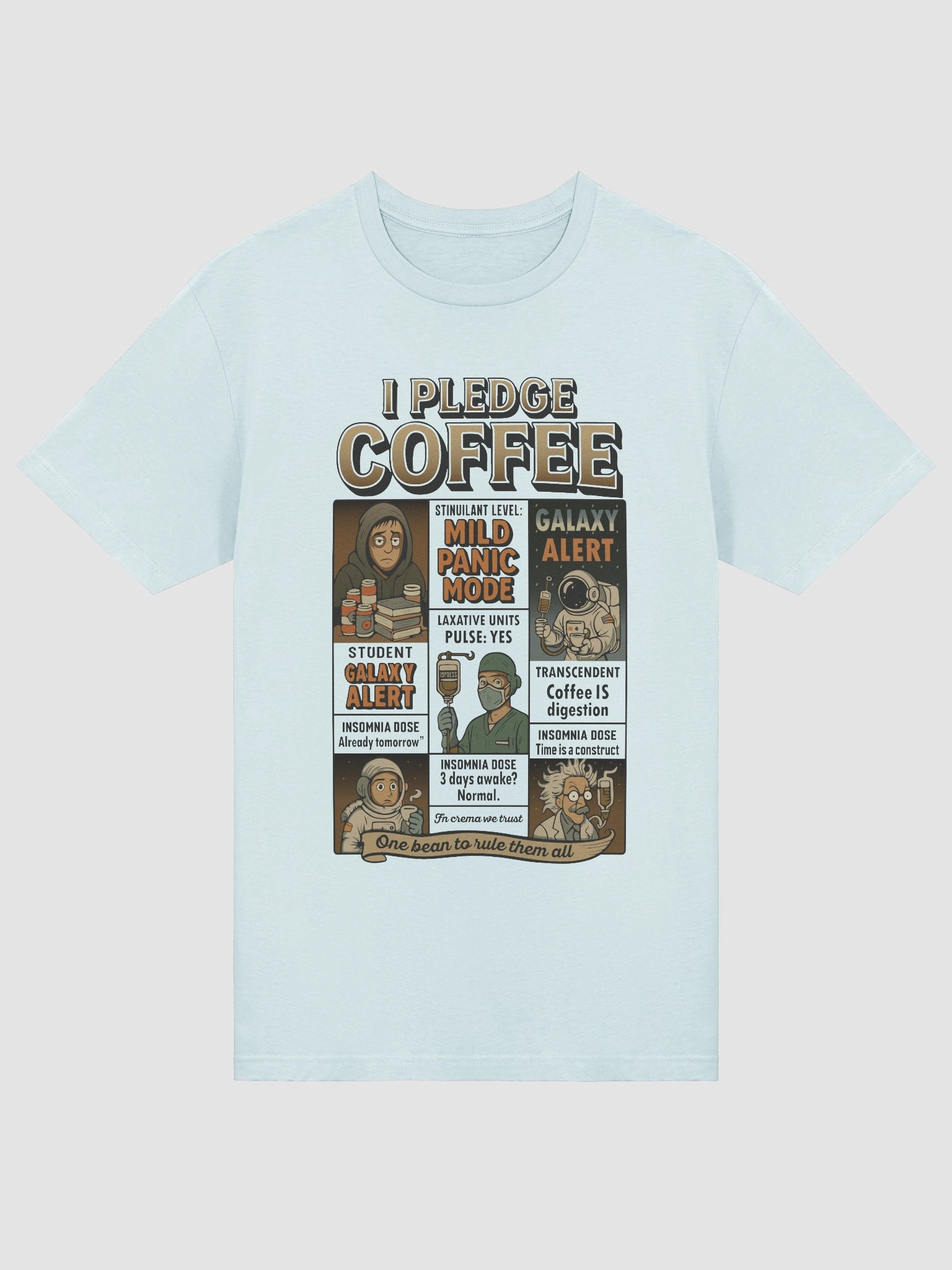 Title: I Pledge Coffee - The Ultimate Caffeine LOVERS T-Shirt product image (5)