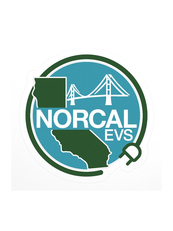 NorCal EVs Kiss-Cut Sticker product image (2)
