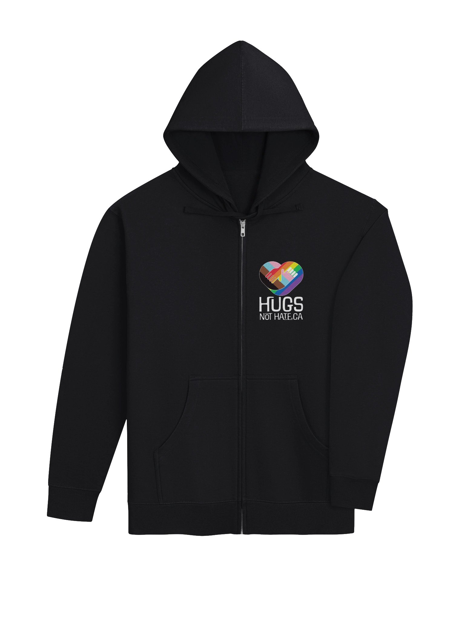 Hugs Not Hate Zip Hoodie product image (4)