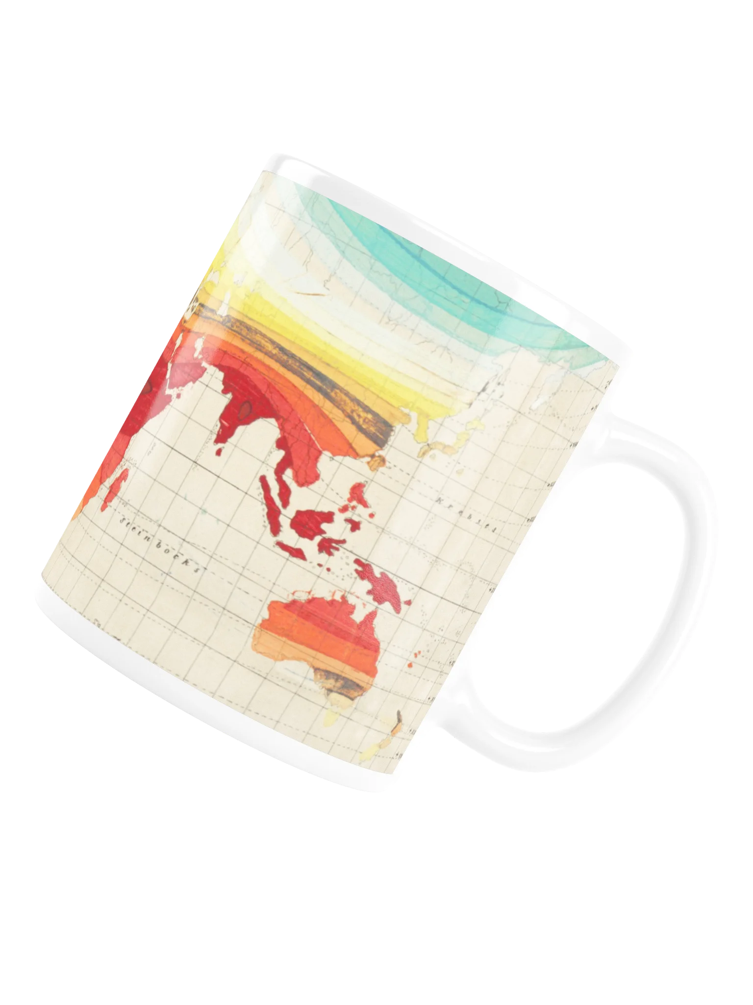 Vintage World Glossy Mug product image (6)