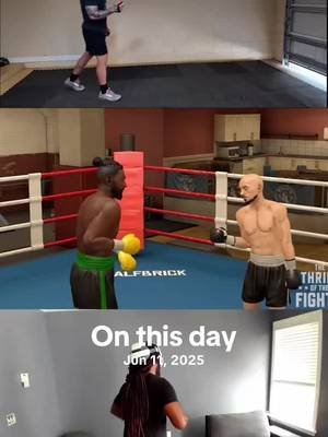 #onthisday IVE BEEN YELLING THIS FOR A YEAR! 🤣🫡 #VRBoxing #ThrilloftheFight2 #Workout #Fitness 