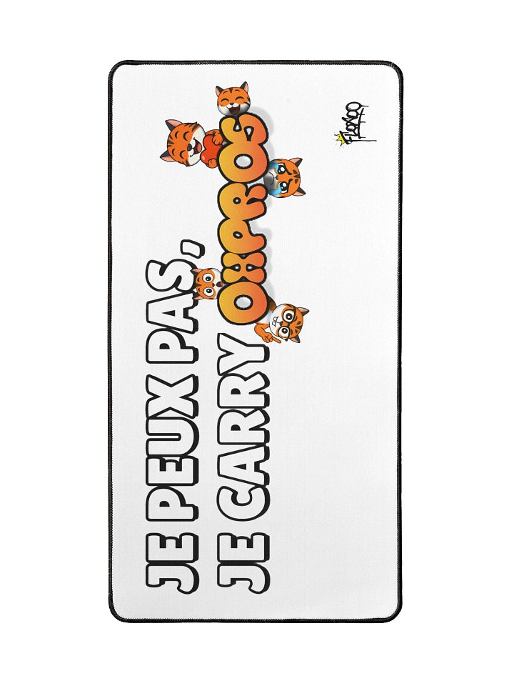 Tapis de bureau "Je peux pas, je carry Oxpros" product image (2)