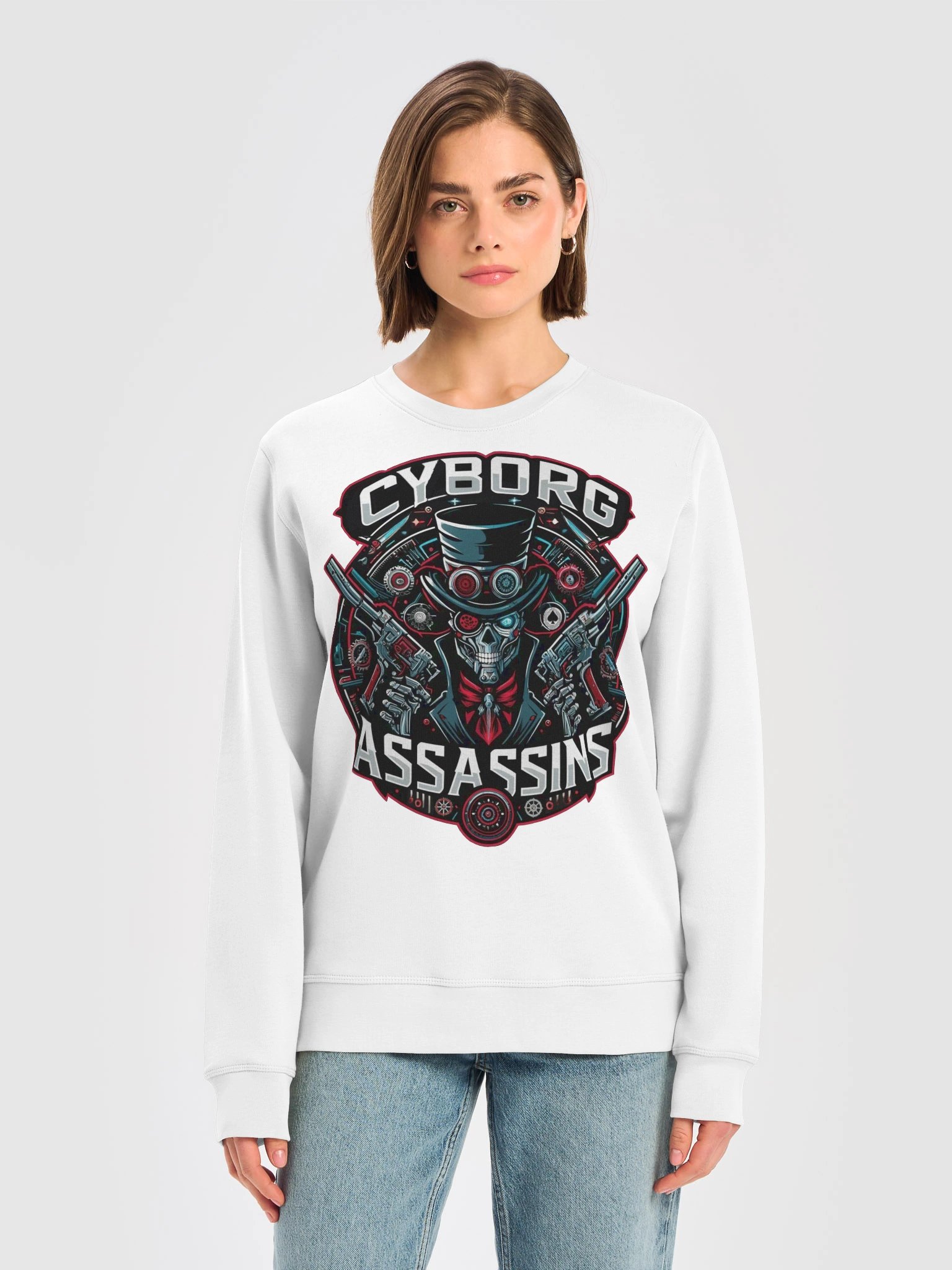 Frank-13 Cyborg Assassins Logo Long Sleeve Shirt product image (5)