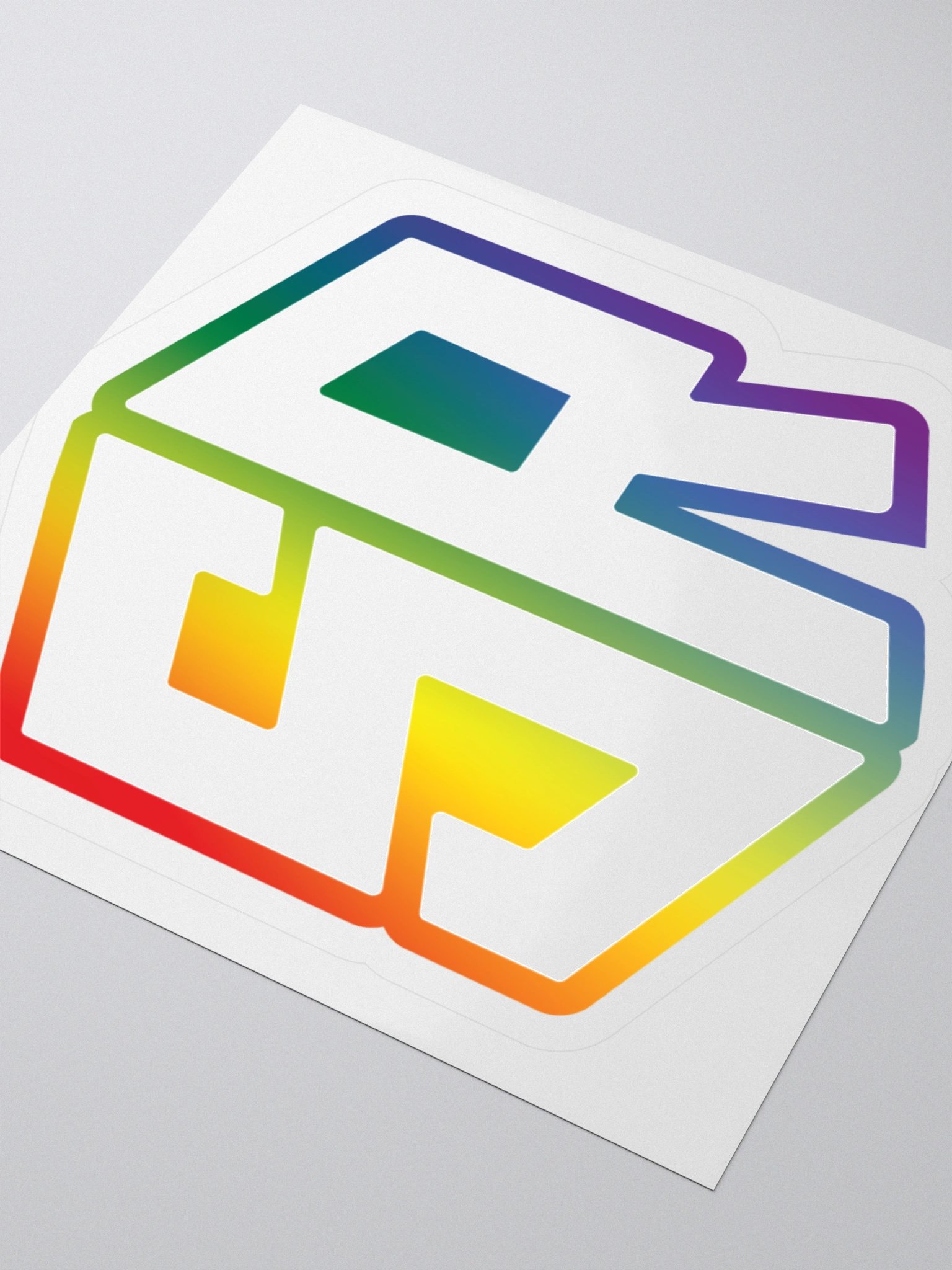 Rainbow Logo Sticker product image (9)