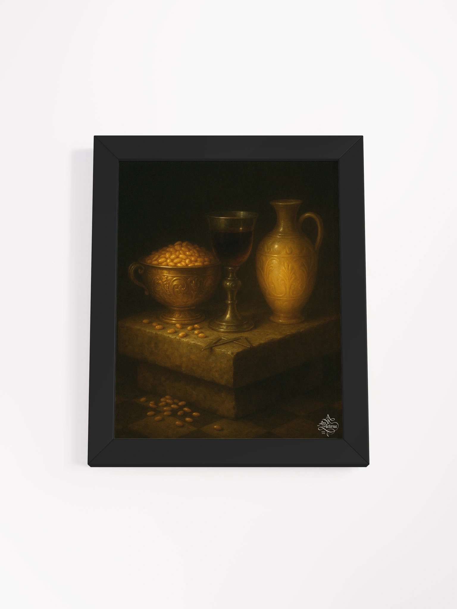 Wages of the Worthy – Framed Matte Print product image (1)